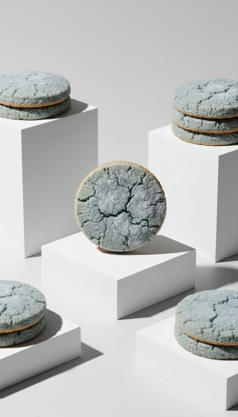 Stone Blue Shortbread with Sea Salt